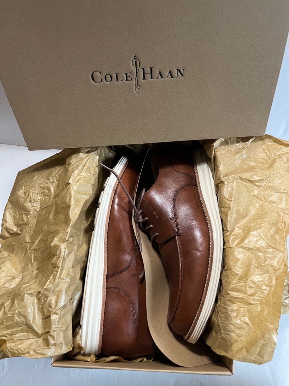 COLE HAAN 2012 Cole Haan LunarGrand Apron Oxford Derby Shoes/Woodbury 10.5M - Picture 10 of 11